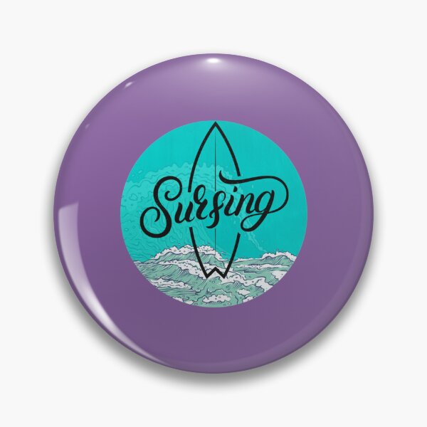 Item preview, Surfing Pop Socket    designed and sold by VintageTeeGift.
