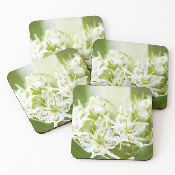 Item preview, Green Gentians - The Smell Of Wildflowers - Nature Patterns designed and sold by MSistersDesigns.