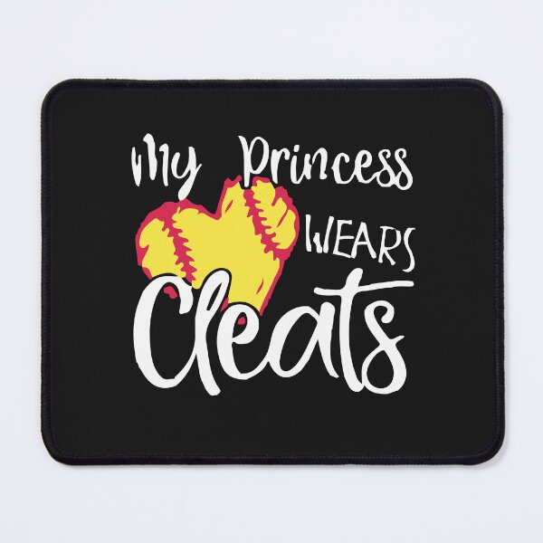 Item preview, My Princess Wears Cleats - Softball Mom Dad Baseball Player Funny designed and sold by MGHdesign.