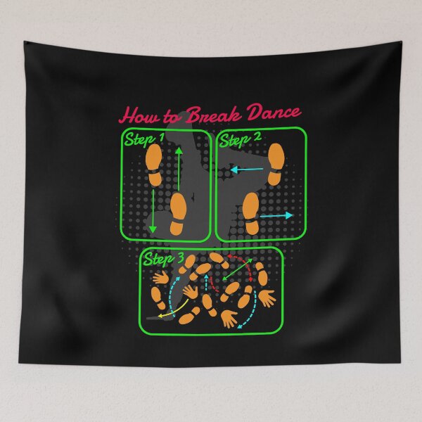 Item preview, How To Breakdance Dancer Hiphop Dancing designed and sold by MooonTees.