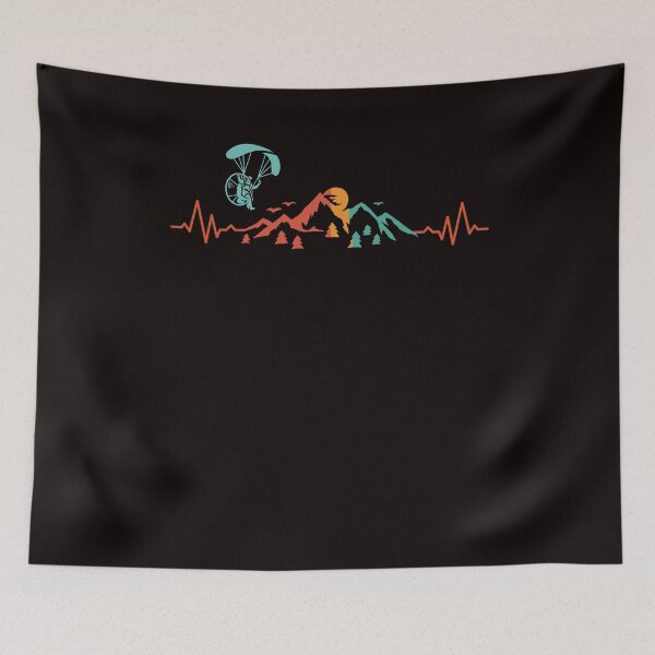 Item preview, Heartbeat Paramotor PPG Paramotoring Paragliding Skydiving designed and sold by TomGiantDesigns.