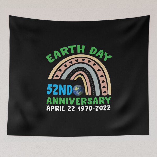 Item preview, Earth Day 2022 Rainbow Earth 52nd Anniversary designed and sold by karaevensen255.