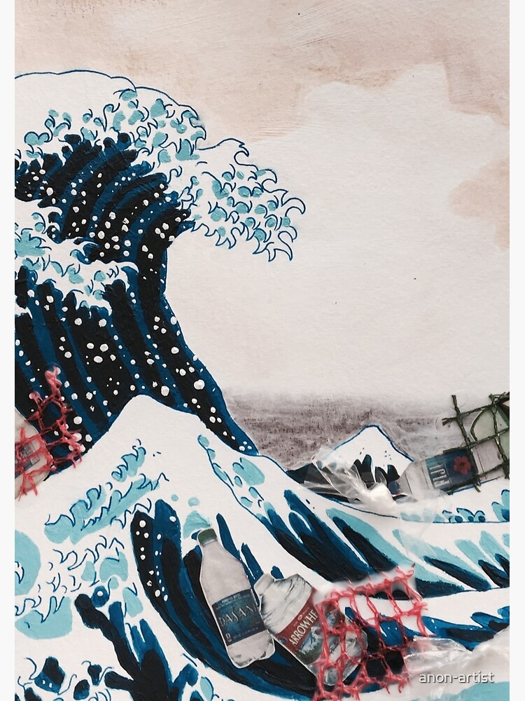 The great wave off kanagawa 2025 plastic pollution