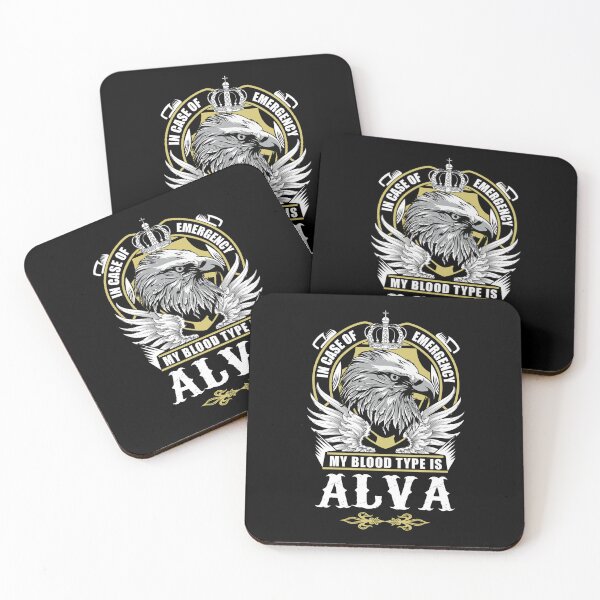 Item preview, Alva Name T Shirt - In Case Of Emergency My Blood Type Is Alva  Gift Item Tee designed and sold by alexandraf49.