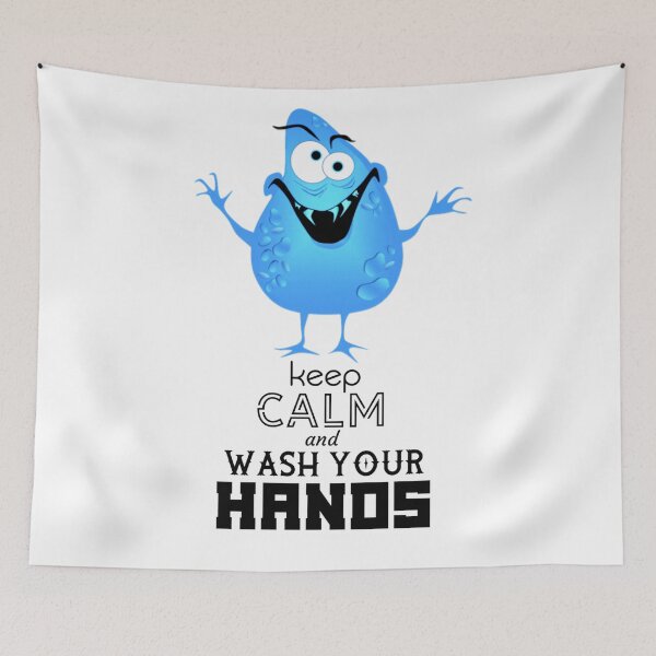 Item preview, KEEP CALM AND WASH YOUR HANDS  designed and sold by Casanova7000.