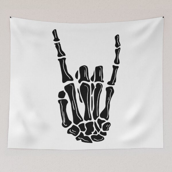 Item preview, Punk Skeleton Hand Sign designed and sold by BEyourself be.
