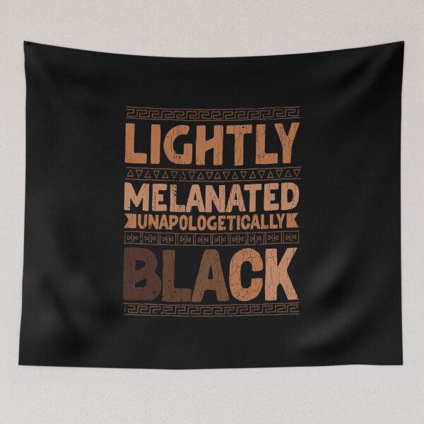 Item preview, Lightly Melanated Unapologetically Black BHM designed and sold by Shirtcaesar.