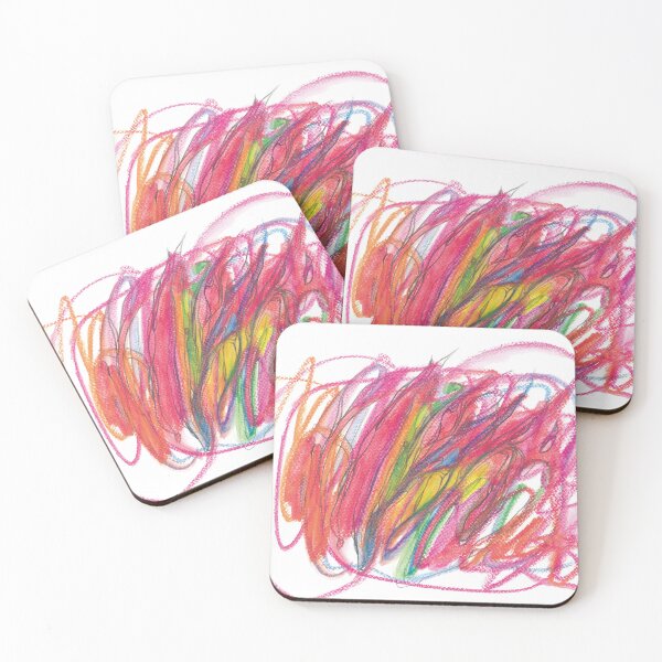 Item preview, Cheerful pink with yellow fun designed and sold by kreativnastudio.