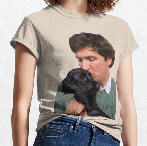 tucker carlson face t shirt