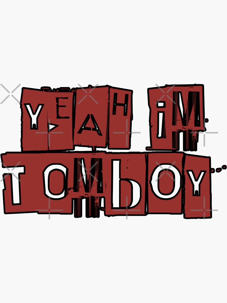 gidle-tomboy-sticker-by-holkiepolkie-redbubble