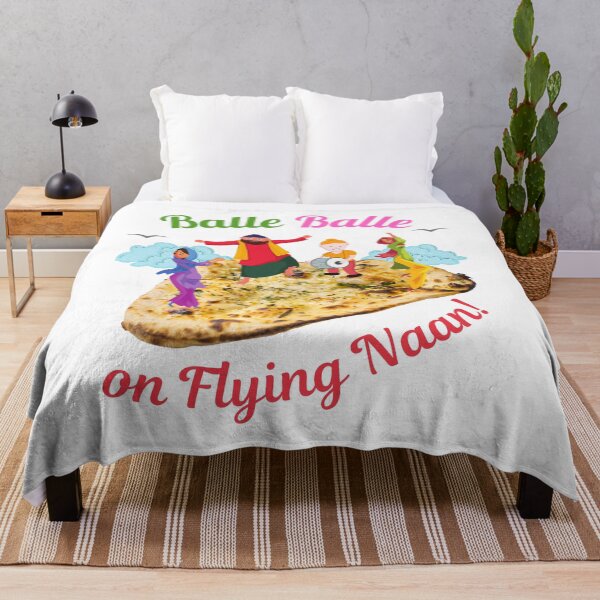 Item preview, Balle Balle on flying NAAN! | Sky Bhangra | Funny Desi designed and sold by CosmicStory.