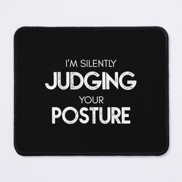 Item preview, I_m silently judging your posture funny gift for chiropractor designed and sold by VintageTeeGift.