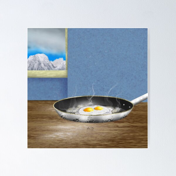 Item preview, Frying pan and egg designed and sold by thebigG2005.