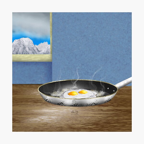 Item preview, Frying pan and egg designed and sold by thebigG2005.