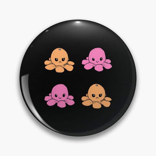 Item preview, Orange and Pink Mood Octopus   designed and sold by VintageTeeGift.