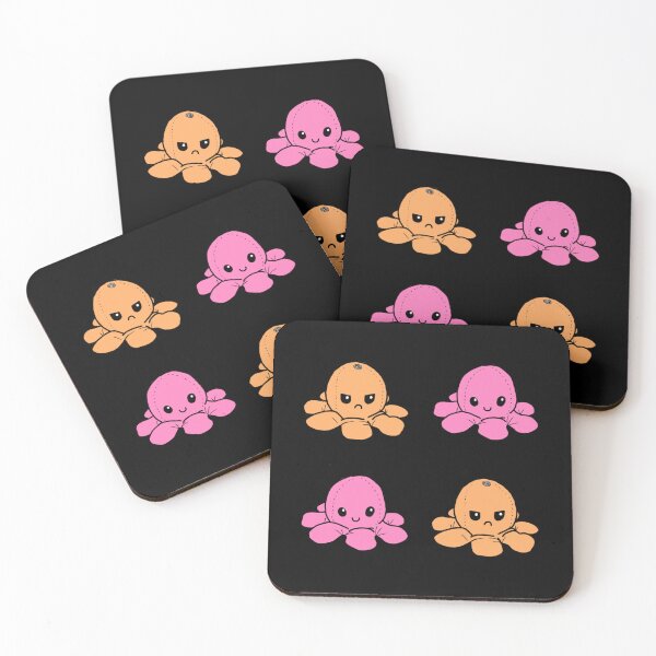 Item preview, Orange and Pink Mood Octopus   designed and sold by VintageTeeGift.