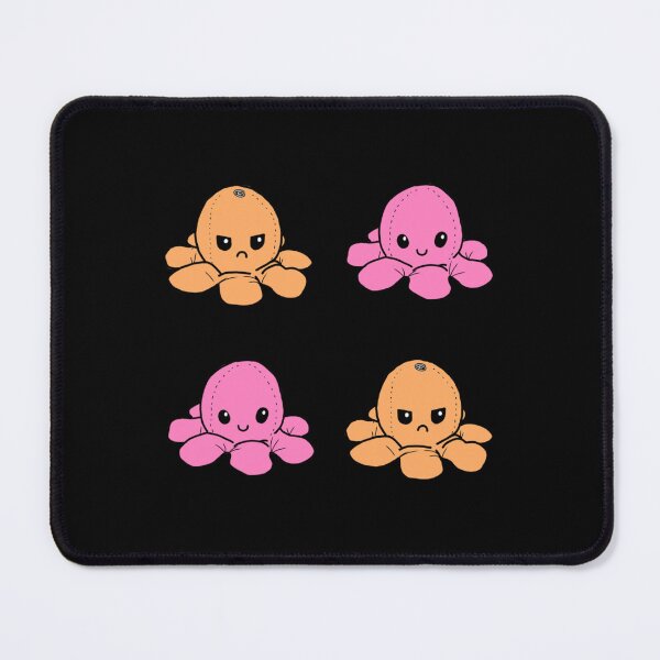 Item preview, Orange and Pink Mood Octopus   designed and sold by VintageTeeGift.