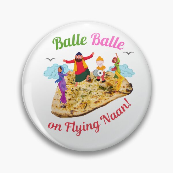 Item preview, Balle Balle on flying NAAN! | Sky Bhangra | Funny Desi designed and sold by CosmicStory.