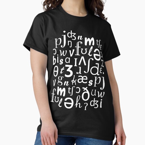 Item preview, English Phonetic Sounds | Linguistics (Black) designed and sold by gembers.