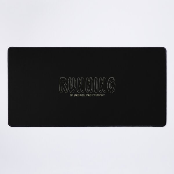 Item preview, Running Is Cheaper Than Therapy-Running-Running Is Therapy-Run All The Miles-White 6 Classic designed and sold by samirdari7.