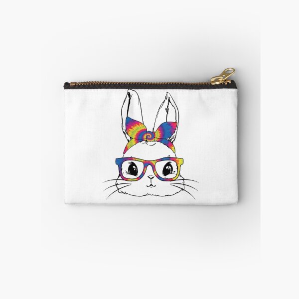 Item preview, Cute Bunny Face Tie Dye Glasses Easter Day designed and sold by Tatus Brinal.