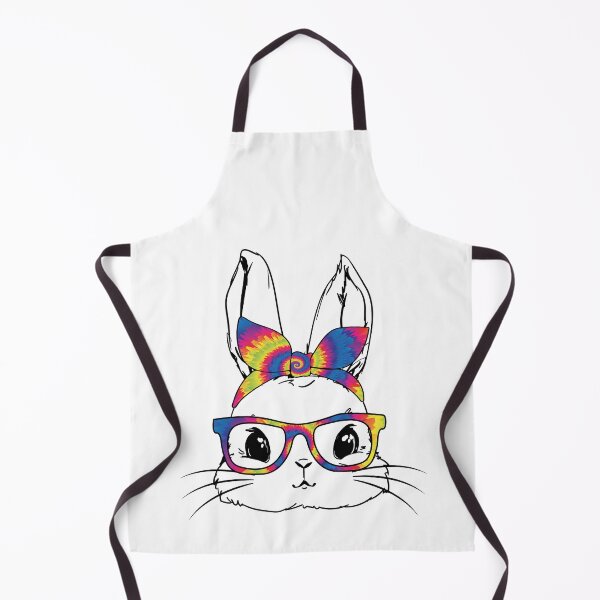 Item preview, Cute Bunny Face Tie Dye Glasses Easter Day designed and sold by Tatus Brinal.