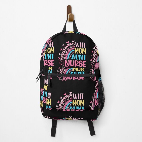Item preview, Wife Mom Aunt Nurse Mothers Day Nurses Day Leopard Rainbow designed and sold by EasyPrintGift.