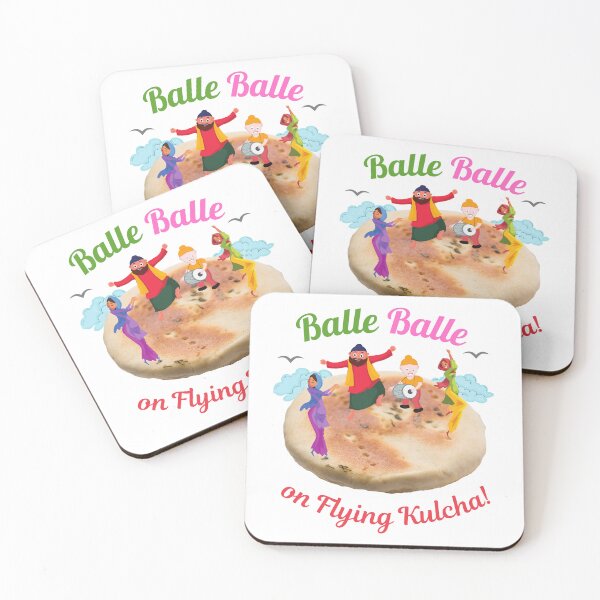 Item preview, Balle Balle on flying KULCHA! | Sky Bhangra | Funny Desi designed and sold by CosmicStory.