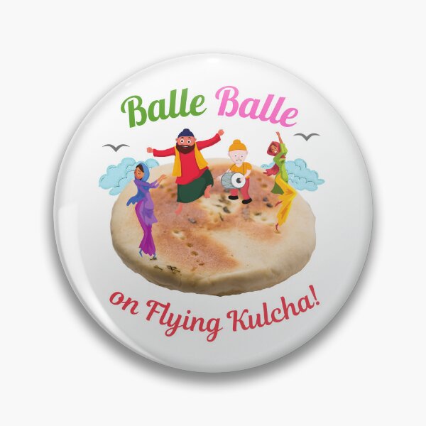 Item preview, Balle Balle on flying KULCHA! | Sky Bhangra | Funny Desi designed and sold by CosmicStory.