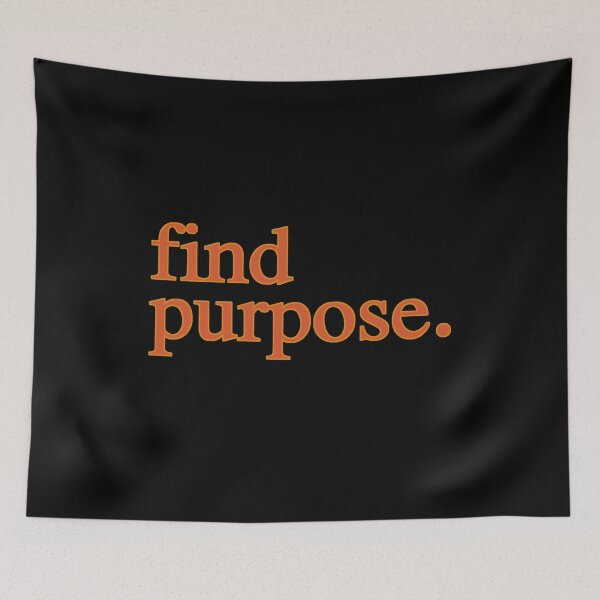 Item preview, Find Purpose, Positivity, Inspirational, Motivational, Minimalist, Typography, Aesthetic Text designed and sold by DULCE76.