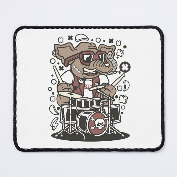 Item preview, Elephant Drummer designed and sold by Tia-Ako.