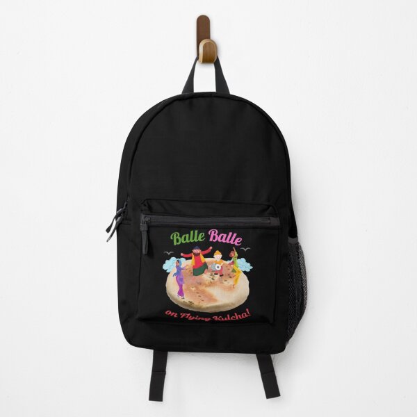 Item preview, Balle Balle on flying KULCHA! (in black) | Sky Bhangra | Funny Desi designed and sold by CosmicStory.