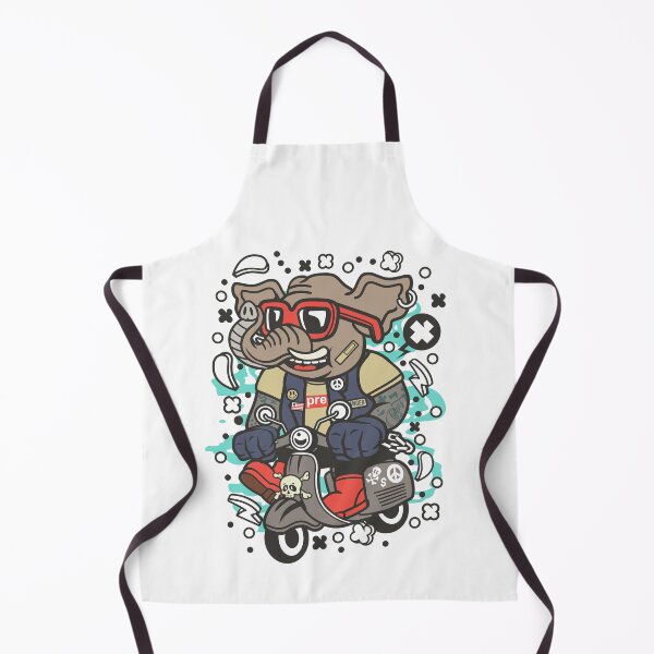 Item preview, Elephant Scooterist designed and sold by Tia-Ako.