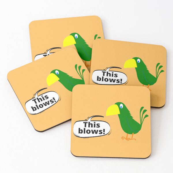 Item preview, Grumpy Parrot | This Blows designed and sold by NineSevenFour.