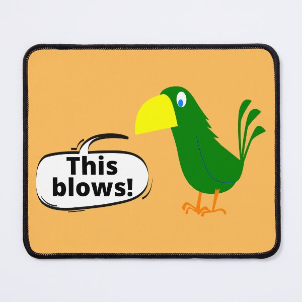 Item preview, Grumpy Parrot | This Blows designed and sold by NineSevenFour.