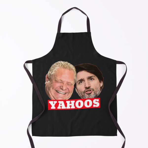 Artikelvorschau, Kanadische Yahoos Doug ford Justin trudeau entworfen und verkauft von pureprintjpr.