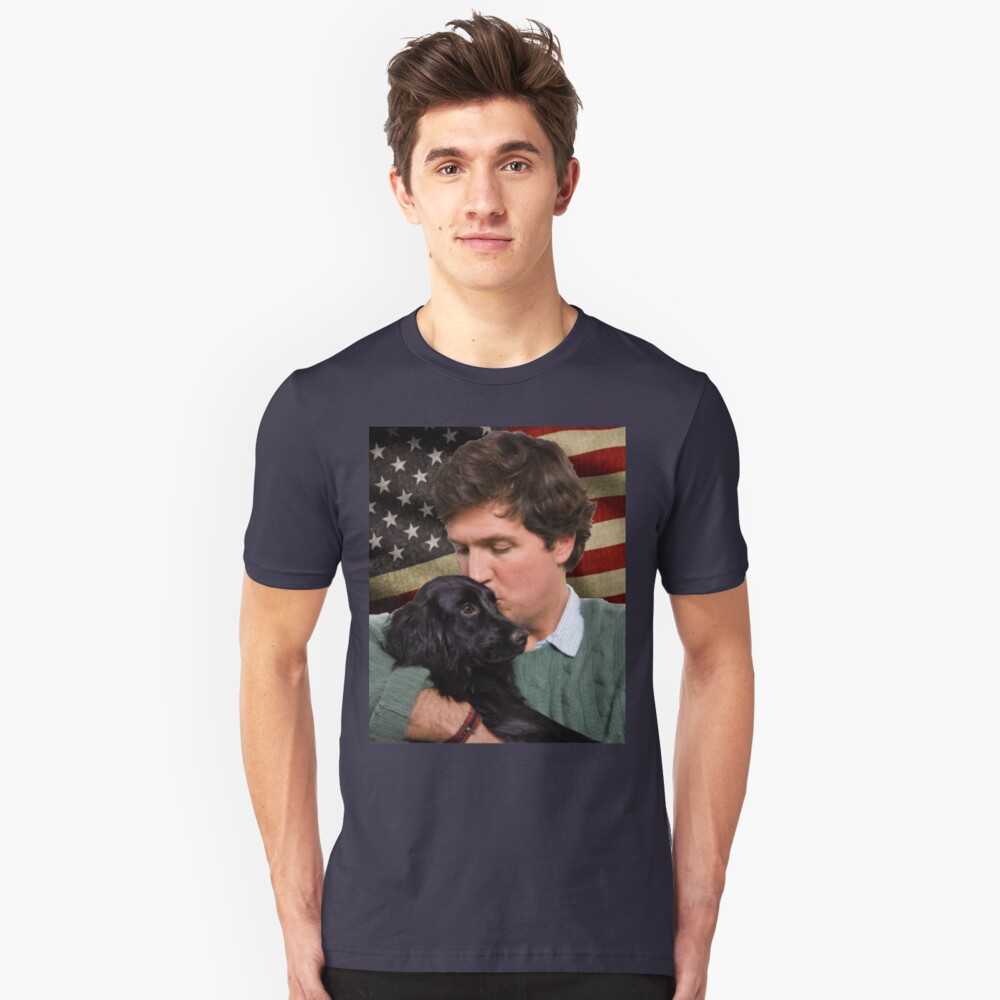 tucker carlson face t shirt