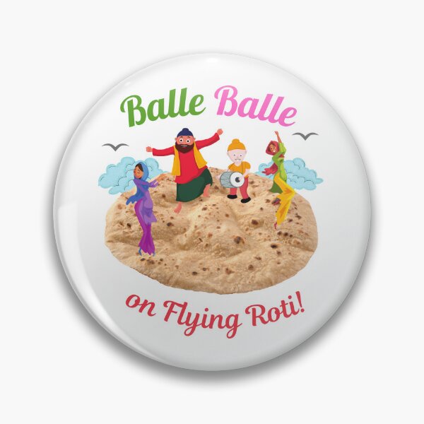 Item preview, Balle Balle on flying ROTI! | Sky Bhangra | Funny Desi designed and sold by CosmicStory.