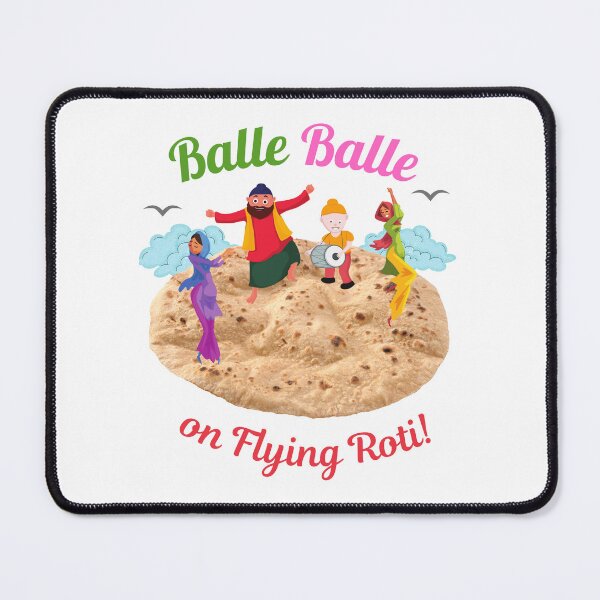 Item preview, Balle Balle on flying ROTI! | Sky Bhangra | Funny Desi designed and sold by CosmicStory.