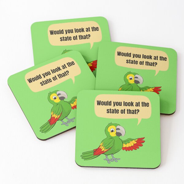 Item preview, Grumpy Parrot | Would You Look At The State of That! designed and sold by NineSevenFour.