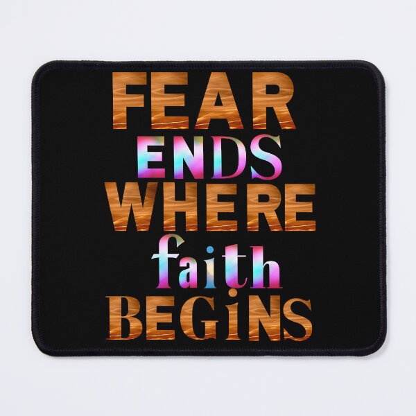 Item preview, fear Ends Where Faith Begins. Faith Quote,religious and Motivational and inspirational iPhone Case designed and sold by Dragsma ⭐⭐⭐⭐⭐.