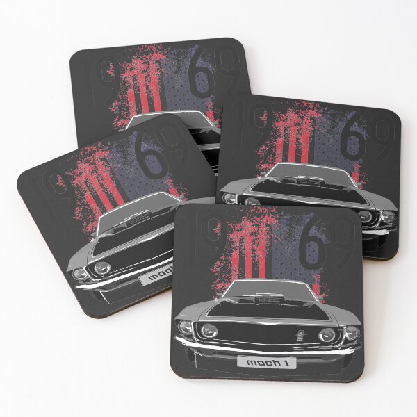 Item preview, 1969 Mustang Mach 1 American Shirt designed and sold by JacobBjork.