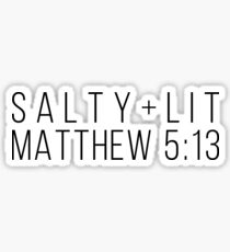 Salty + Lit Sticker
