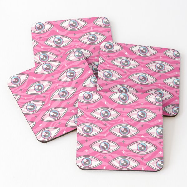 Item preview, pink eyes designed and sold by Beeroclock.