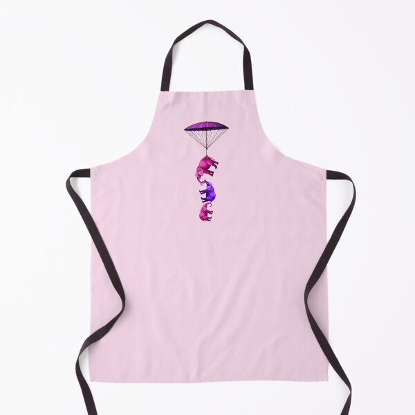 Item preview, Cute flying elephant family (pink) designed and sold by Madame Memento.