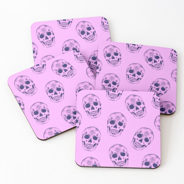 Item preview, Skulls on pink background  designed and sold by Aleksandra P.