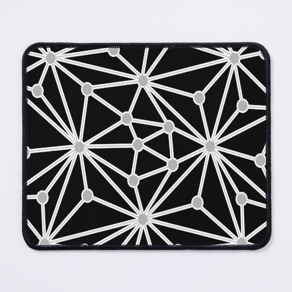 Item preview, Abstract geometric pattern - gray, black and white. designed and sold by K.S ART.