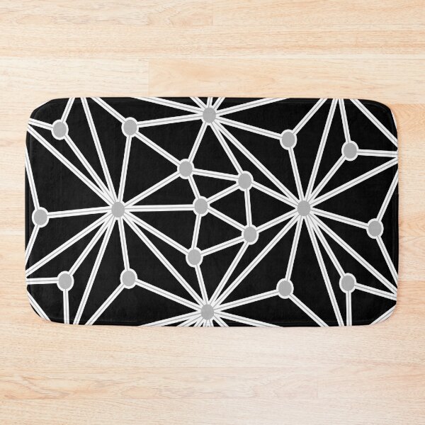 Item preview, Abstract geometric pattern - gray, black and white. designed and sold by K.S ART.