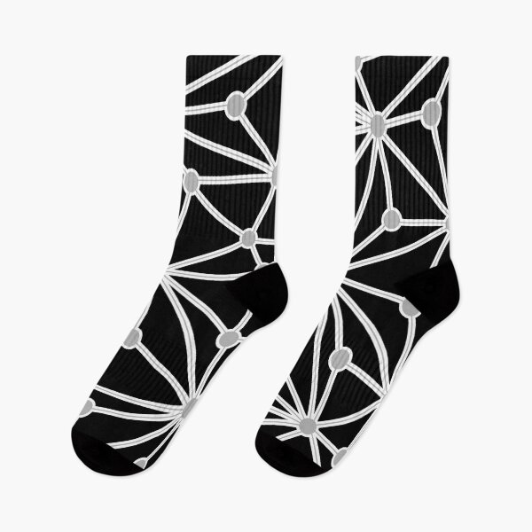 Item preview, Abstract geometric pattern - gray, black and white. designed and sold by K.S ART.