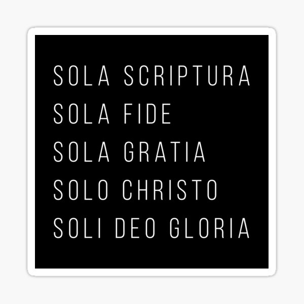 Vista previa del artículo con la obra «Sola fe», diseñado y vendido por CherylMartha.